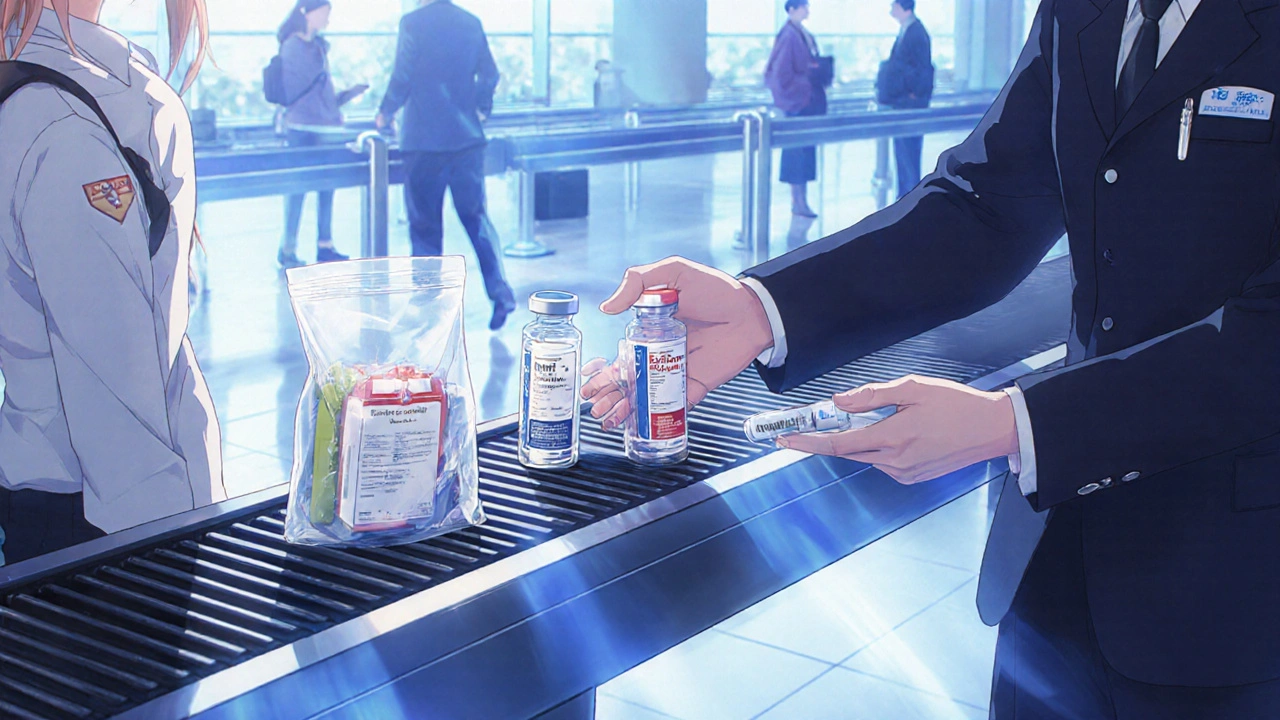 How to Clear Security with Liquid Medications and Supplies at Airports