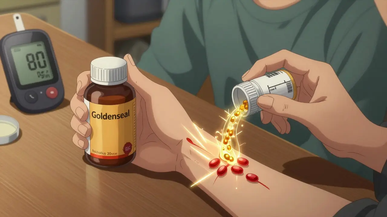 Goldenseal and Metformin Interaction Risks for Blood Sugar Control