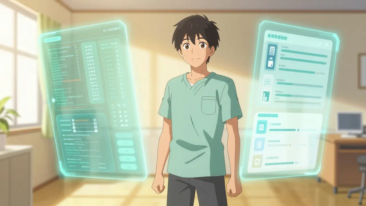 Patient with holographic genetic health data